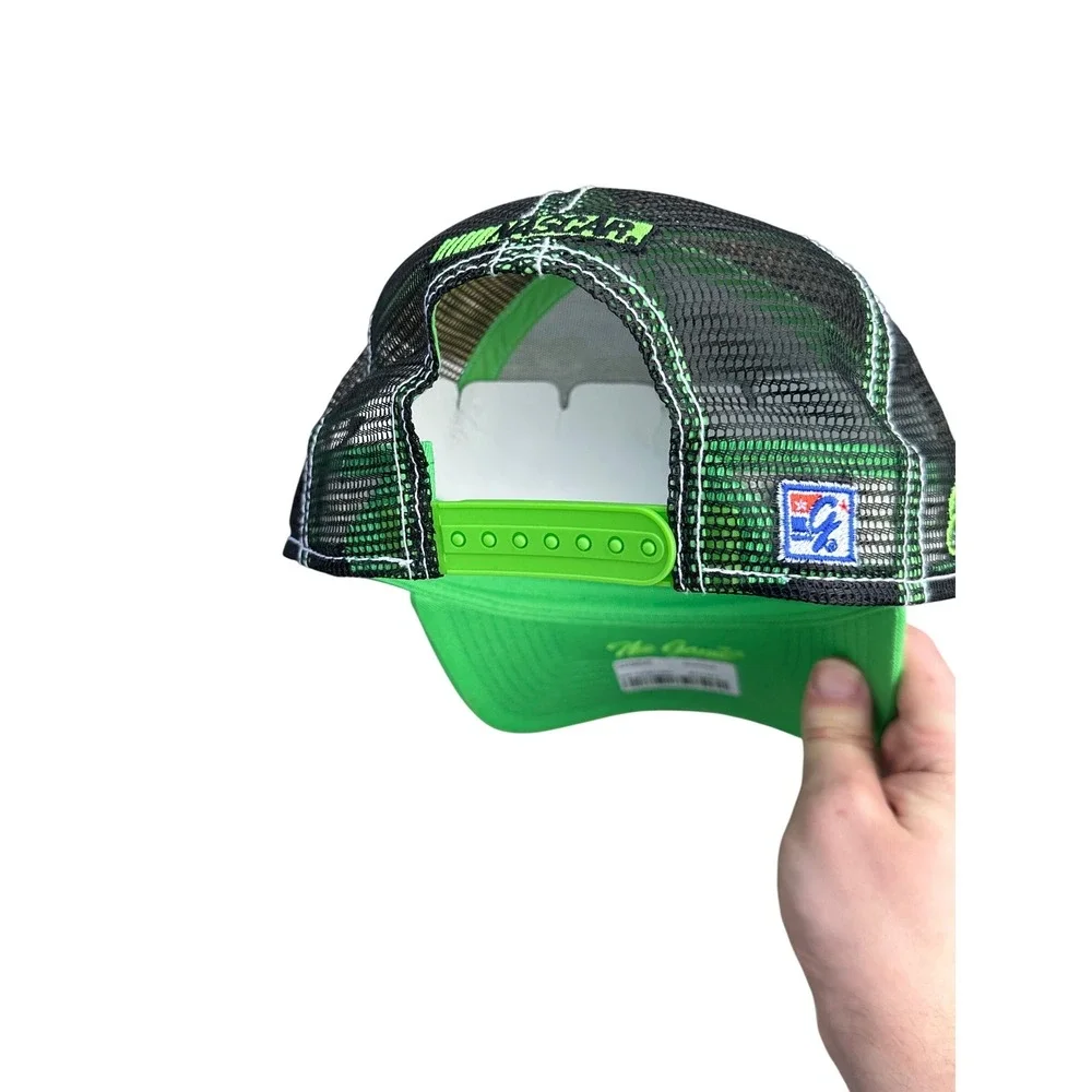 The Game NASCAR Danica Patrick #10 GoDaddy Green Trucker Hat Snapback Cap